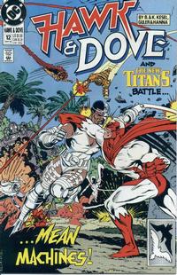 Cover Thumbnail for Hawk and Dove (DC, 1989 series) #12 [Direct]