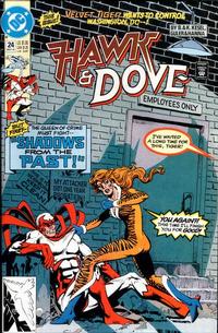 Cover Thumbnail for Hawk and Dove (DC, 1989 series) #24 [Direct]