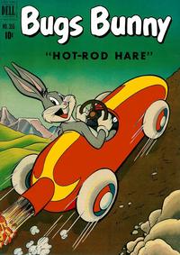 Cover for Four Color (Dell, 1942 series) #355 - Bugs Bunny Hot-Rod Hare