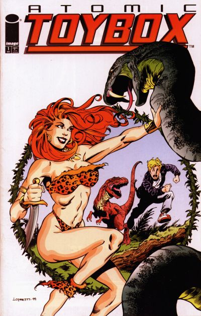 Cover for Atomic Toybox (Image, 1999 series) #1 [Jungle Girl Cover]