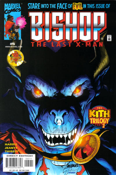 Cover for Bishop: The Last X-Man (Marvel, 1999 series) #5 [Direct Edition]
