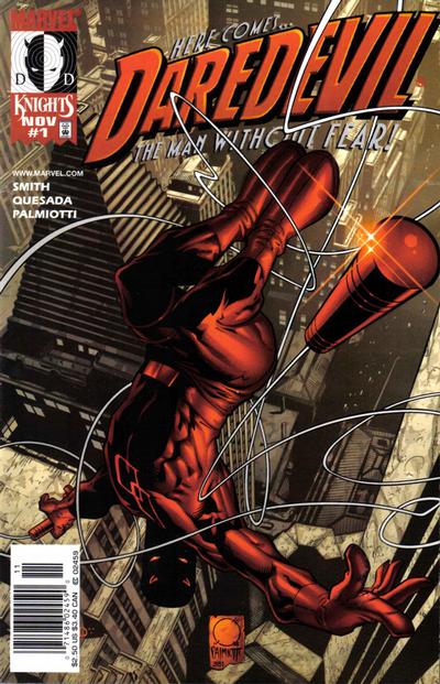 Cover for Daredevil (Marvel, 1998 series) #1 [Newsstand]