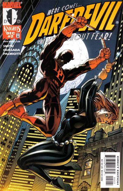 Cover for Daredevil (Marvel, 1998 series) #2 [Campbell Variant]