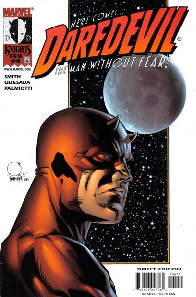 Cover for Daredevil (Marvel, 1998 series) #4 [Direct Edition]