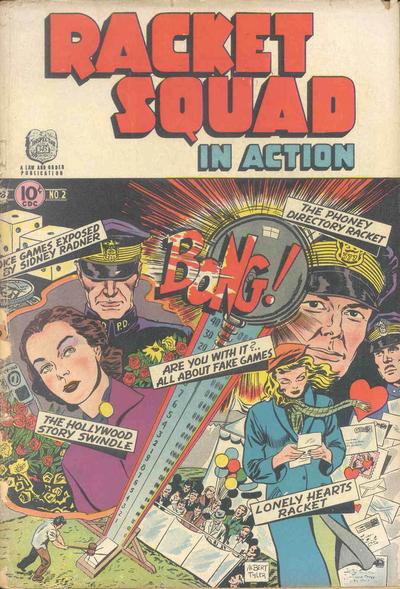 Cover for Racket Squad in Action (Charlton, 1952 series) #2