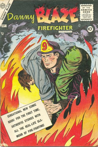 Cover for Danny Blaze (Charlton, 1955 series) #1
