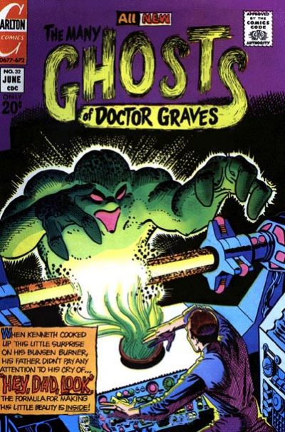 Cover for The Many Ghosts of Dr. Graves (Charlton, 1967 series) #32