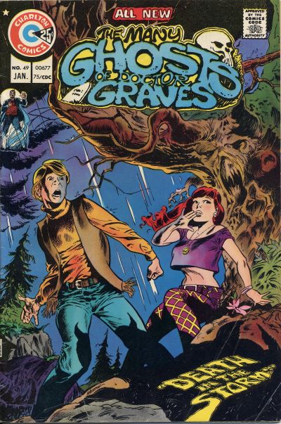 Cover for The Many Ghosts of Dr. Graves (Charlton, 1967 series) #49