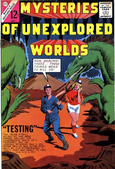 Cover for Mysteries of Unexplored Worlds (Charlton, 1956 series) #42