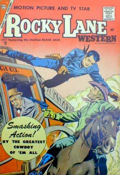 Cover for Rocky Lane Western (Charlton, 1954 series) #77