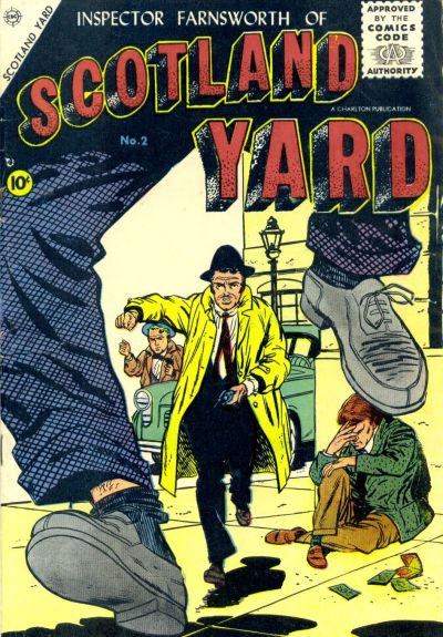 Cover for Scotland Yard (Charlton, 1955 series) #2