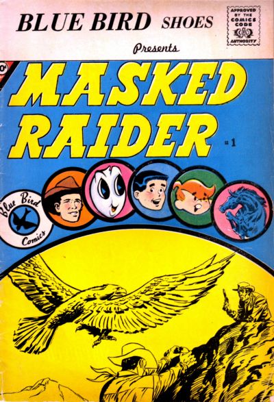 Cover for Masked Raider (Charlton, 1959 series) #1 [Blue Bird]