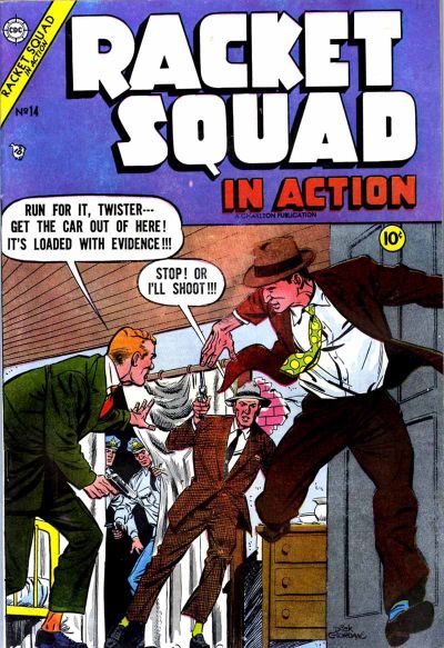 Cover for Racket Squad in Action (Charlton, 1952 series) #14