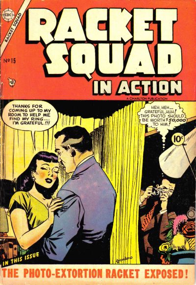 Cover for Racket Squad in Action (Charlton, 1952 series) #15