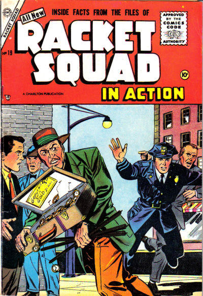 Cover for Racket Squad in Action (Charlton, 1952 series) #19