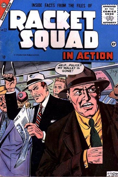 Cover for Racket Squad in Action (Charlton, 1952 series) #22