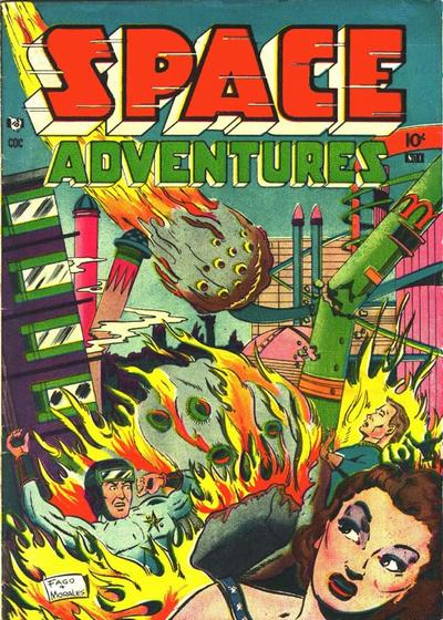 Cover for Space Adventures (Charlton, 1952 series) #1