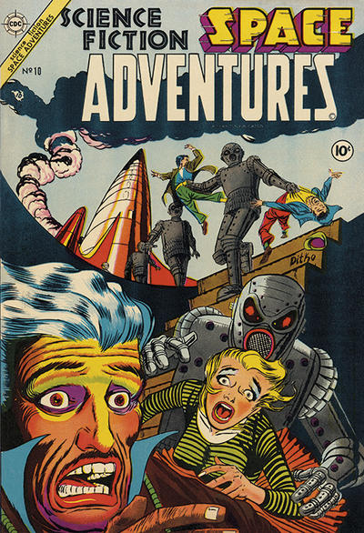 Cover for Space Adventures (Charlton, 1952 series) #10