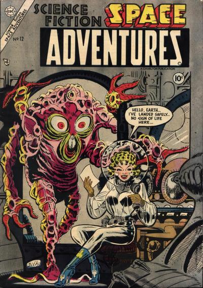 Cover for Space Adventures (Charlton, 1952 series) #12
