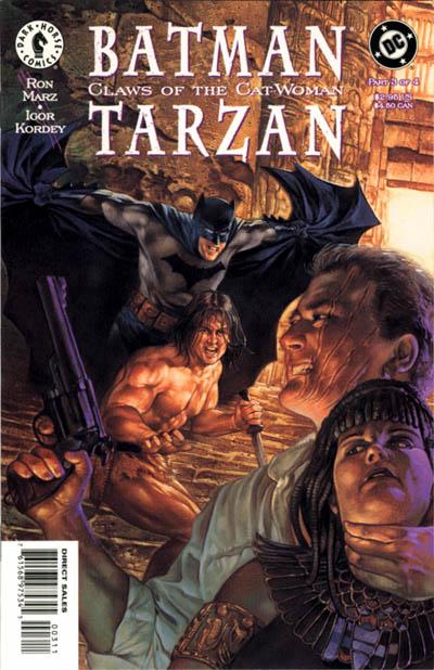 Cover for Batman / Tarzan: Claws of the Cat-Woman (Dark Horse, 1999 series) #3
