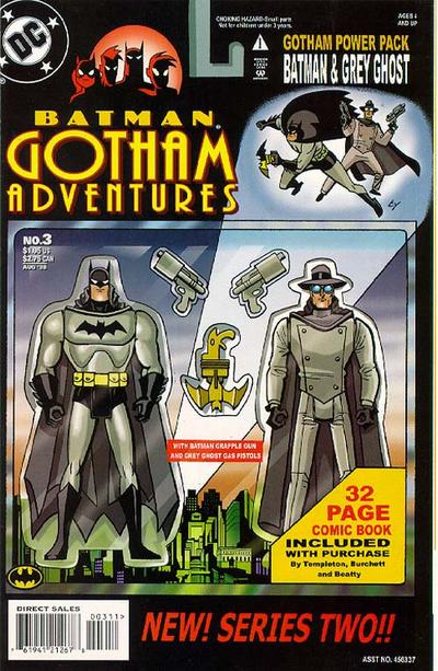 Cover for Batman: Gotham Adventures (DC, 1998 series) #3 [Direct Sales]