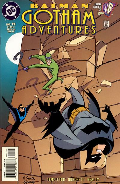 Cover for Batman: Gotham Adventures (DC, 1998 series) #11 [Direct Sales]