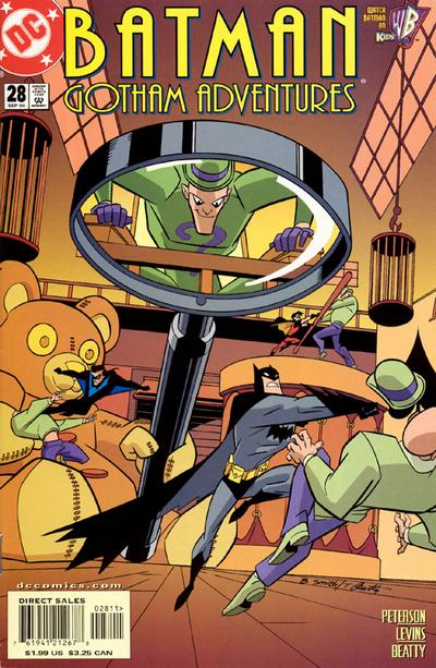 Cover for Batman: Gotham Adventures (DC, 1998 series) #28 [Direct Sales]