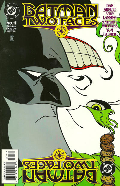 Cover for Batman: Two Faces (DC, 1998 series) #1