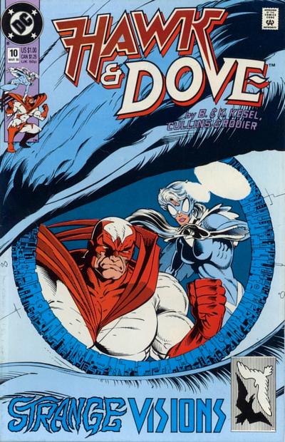 Cover for Hawk and Dove (DC, 1989 series) #10 [Direct]