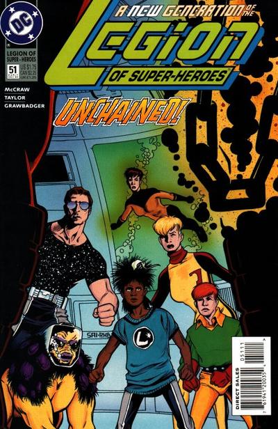 Cover for Legion of Super-Heroes (DC, 1989 series) #51