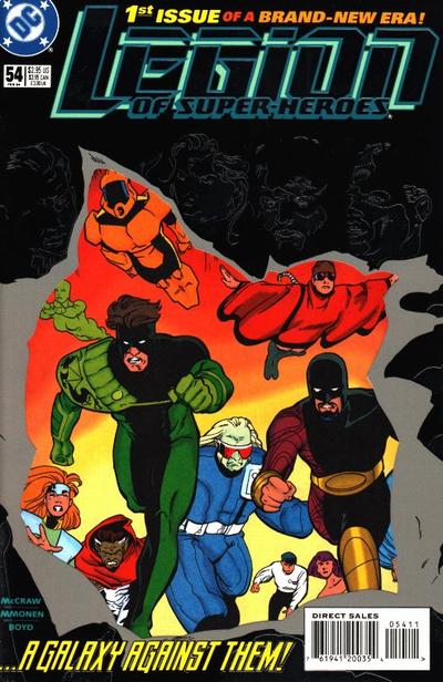 Cover for Legion of Super-Heroes (DC, 1989 series) #54