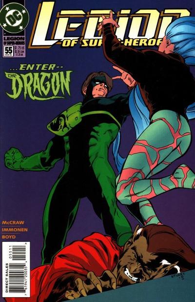 Cover for Legion of Super-Heroes (DC, 1989 series) #55