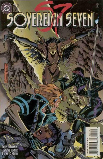 Cover for Sovereign Seven (DC, 1995 series) #3 [Direct Sales]