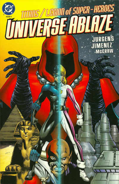 Cover for Titans / Legion of Super-Heroes: Universe Ablaze (DC, 2000 series) #3