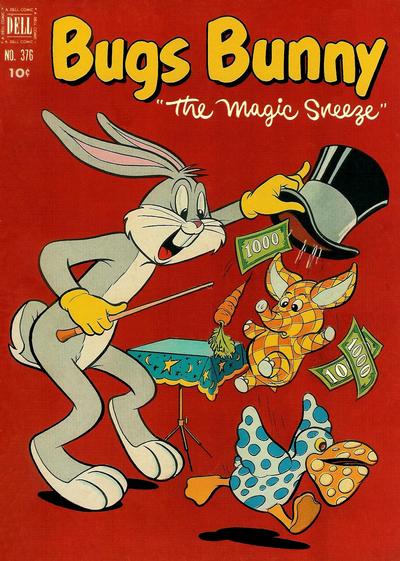 Cover for Four Color (Dell, 1942 series) #376 - Bugs Bunny The Magic Sneeze