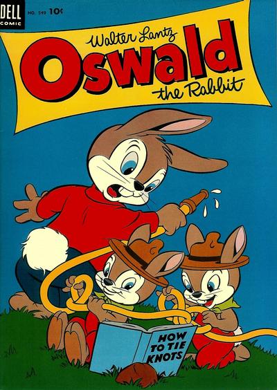 Cover for Four Color (Dell, 1942 series) #549 - Walter Lantz Oswald the Rabbit
