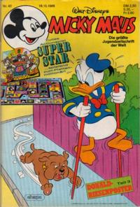 Cover Thumbnail for Micky Maus (Egmont Ehapa, 1951 series) #43/1989