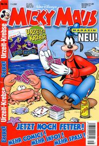 Cover Thumbnail for Micky Maus (Egmont Ehapa, 1951 series) #16/2002