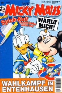 Cover Thumbnail for Micky Maus (Egmont Ehapa, 1951 series) #38/2002