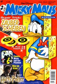 Cover Thumbnail for Micky Maus (Egmont Ehapa, 1951 series) #47/2002