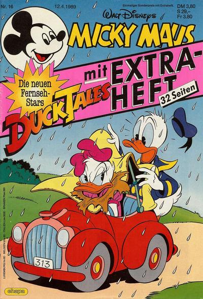 Cover for Micky Maus (Egmont Ehapa, 1951 series) #16/1989