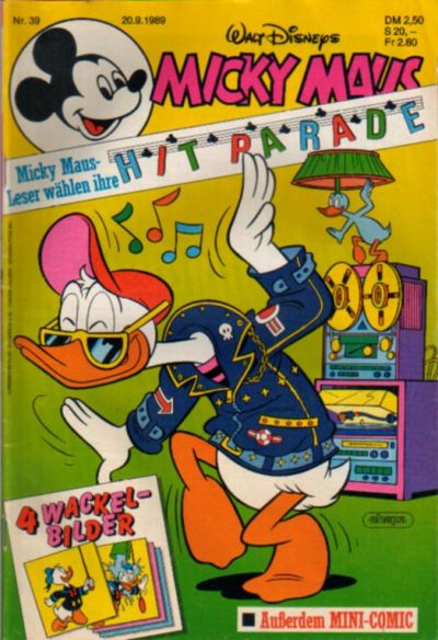 Cover for Micky Maus (Egmont Ehapa, 1951 series) #39/1989