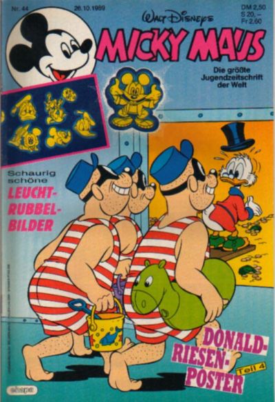 Cover for Micky Maus (Egmont Ehapa, 1951 series) #44/1989