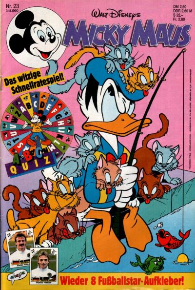 Cover for Micky Maus (Egmont Ehapa, 1951 series) #23/1990