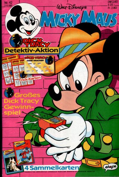 Cover for Micky Maus (Egmont Ehapa, 1951 series) #42/1990