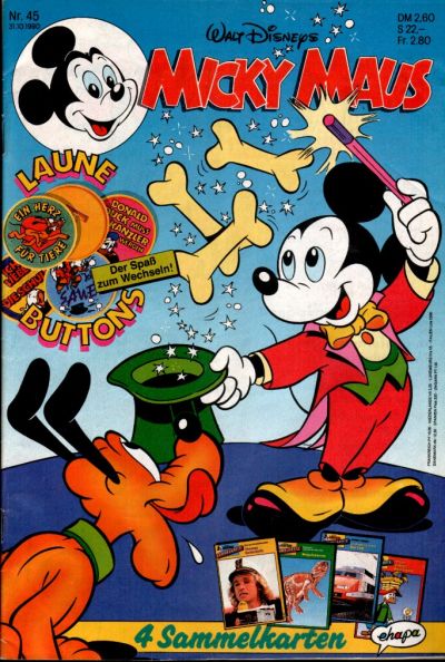 Cover for Micky Maus (Egmont Ehapa, 1951 series) #45/1990