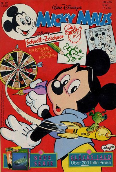 Cover for Micky Maus (Egmont Ehapa, 1951 series) #12/1991