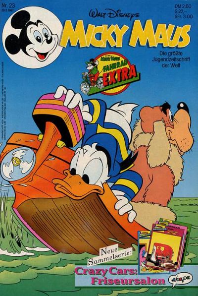 Cover for Micky Maus (Egmont Ehapa, 1951 series) #23/1991