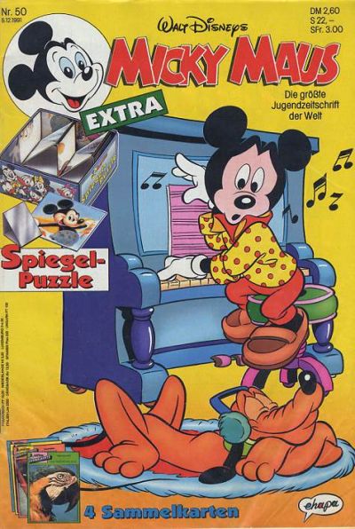Cover for Micky Maus (Egmont Ehapa, 1951 series) #50/1991