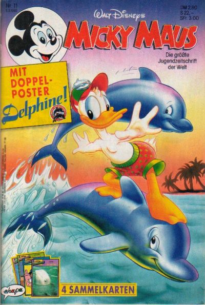 Cover for Micky Maus (Egmont Ehapa, 1951 series) #11/1992